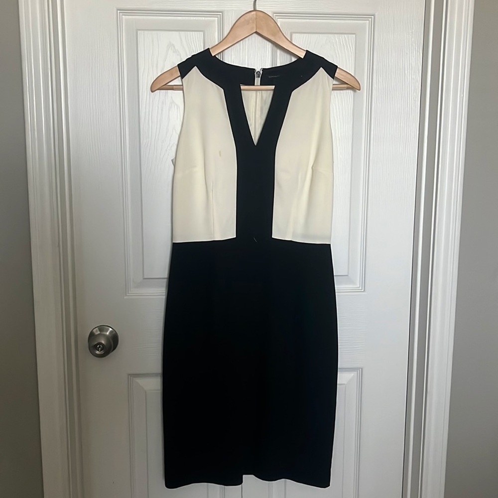 Banana Republic formal dress, black and white and US size 2